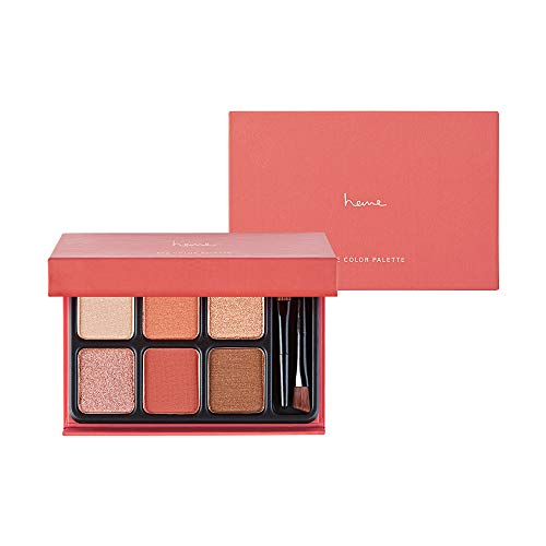 heme 6 color eyeshadow Palette Palette ( all 6 color ) ROSE PEACH Taiwan cosme 