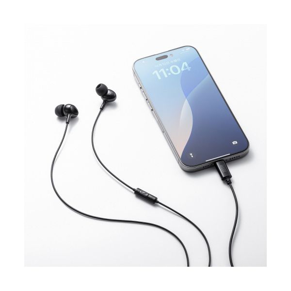  Sanwa Supply USB Type-C микрофон для наушников 1.2m черный MM-HSTC04BK 1 шт 