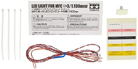 タミヤ TROP.49 MFC用φ3レッドLEDロングコード仕様（1,100mm） 56549 ラジコンパーツ、アクセサリーの商品画像