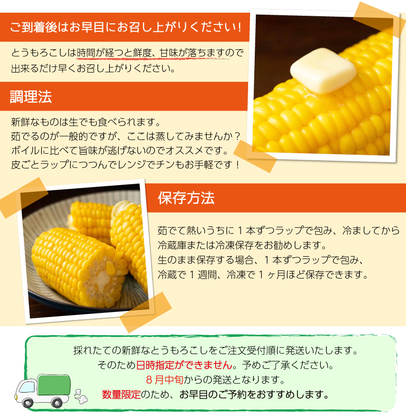  corn Gold Rush M~2L mixing 10 pcs insertion . Hokkaido Chitose production yellow maize free shipping reservation sale 2024 year 8 month middle .~ sequential shipping 