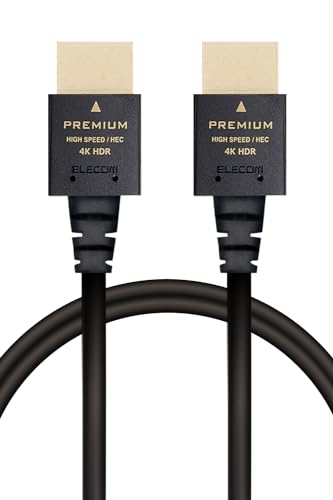  Elecom HDMI кабель 2m маленький . premium 4K2K(60Hz) Premium HDMI(R) Cable стандарт засвидетельствование завершено 18Gbps
