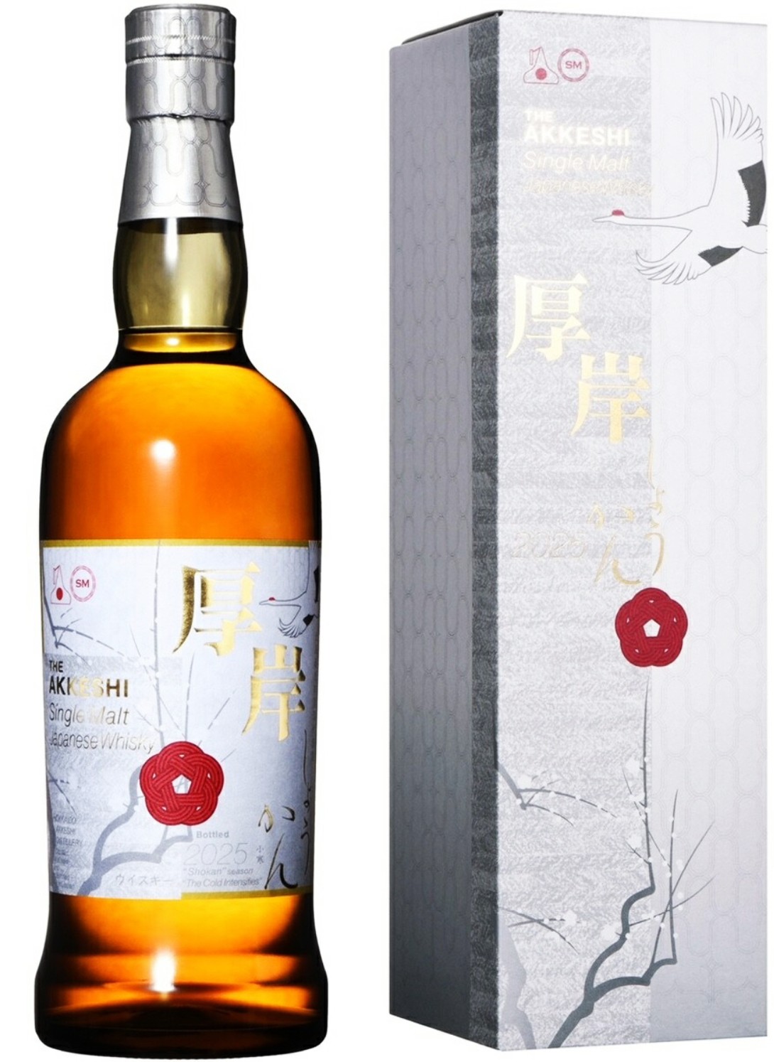 厚岸蒸溜所 厚岸シングルモルトジャパニーズウイスキー 小寒 700mlびん