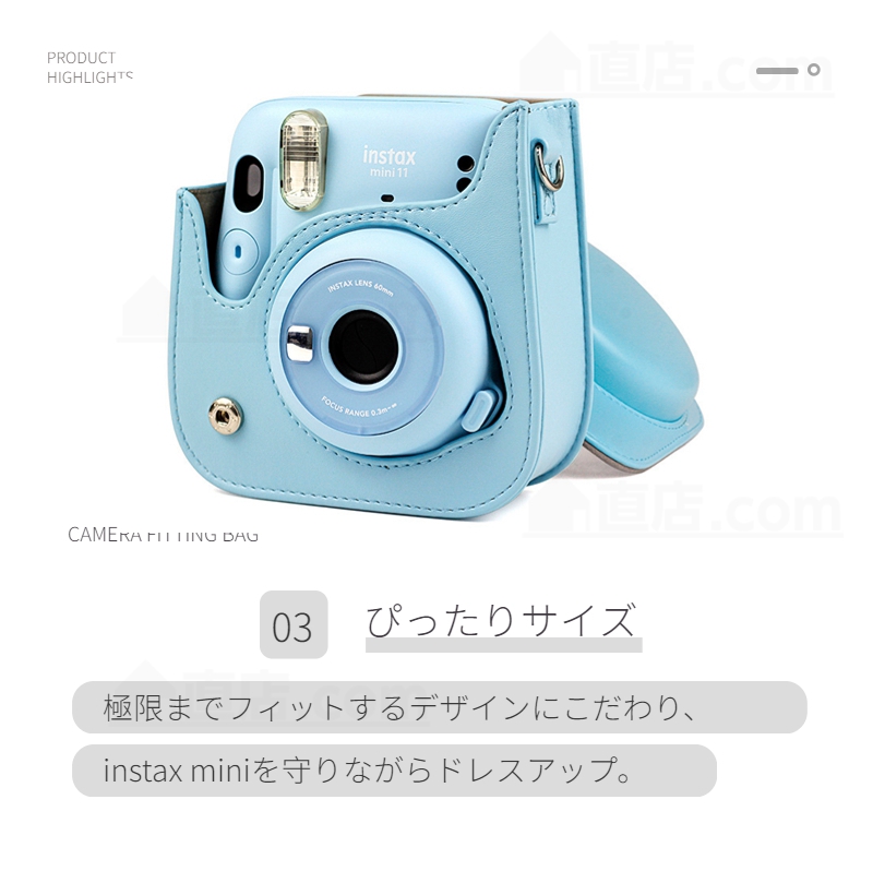  немедленная уплата Fuji FUJIFILM камера мгновенной печати Cheki instax mini 12 11/9/8+/mini 8 для кожанный кейс покрытие место хранения сумка сумка / ремешок / корпус жакет бесплатная доставка 