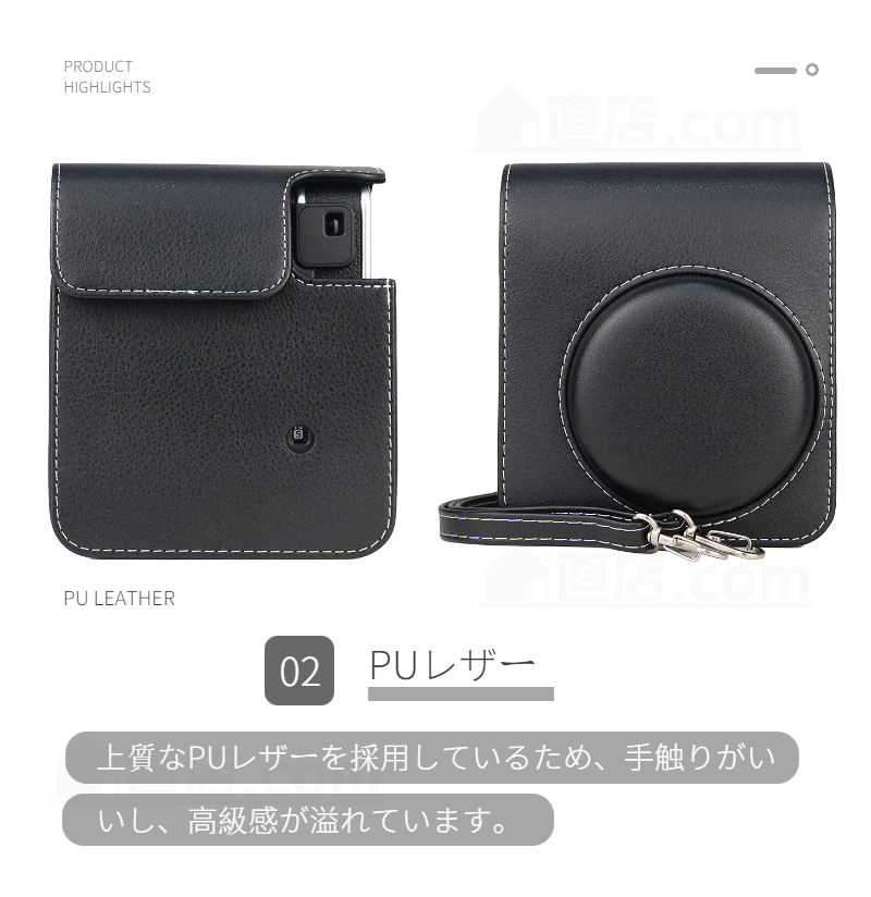  Fuji FUJIFILM instax mini 40 leather case instant Cheki camera mini 40 for protective cover storage pouch bag bag with strap . speed . protector 