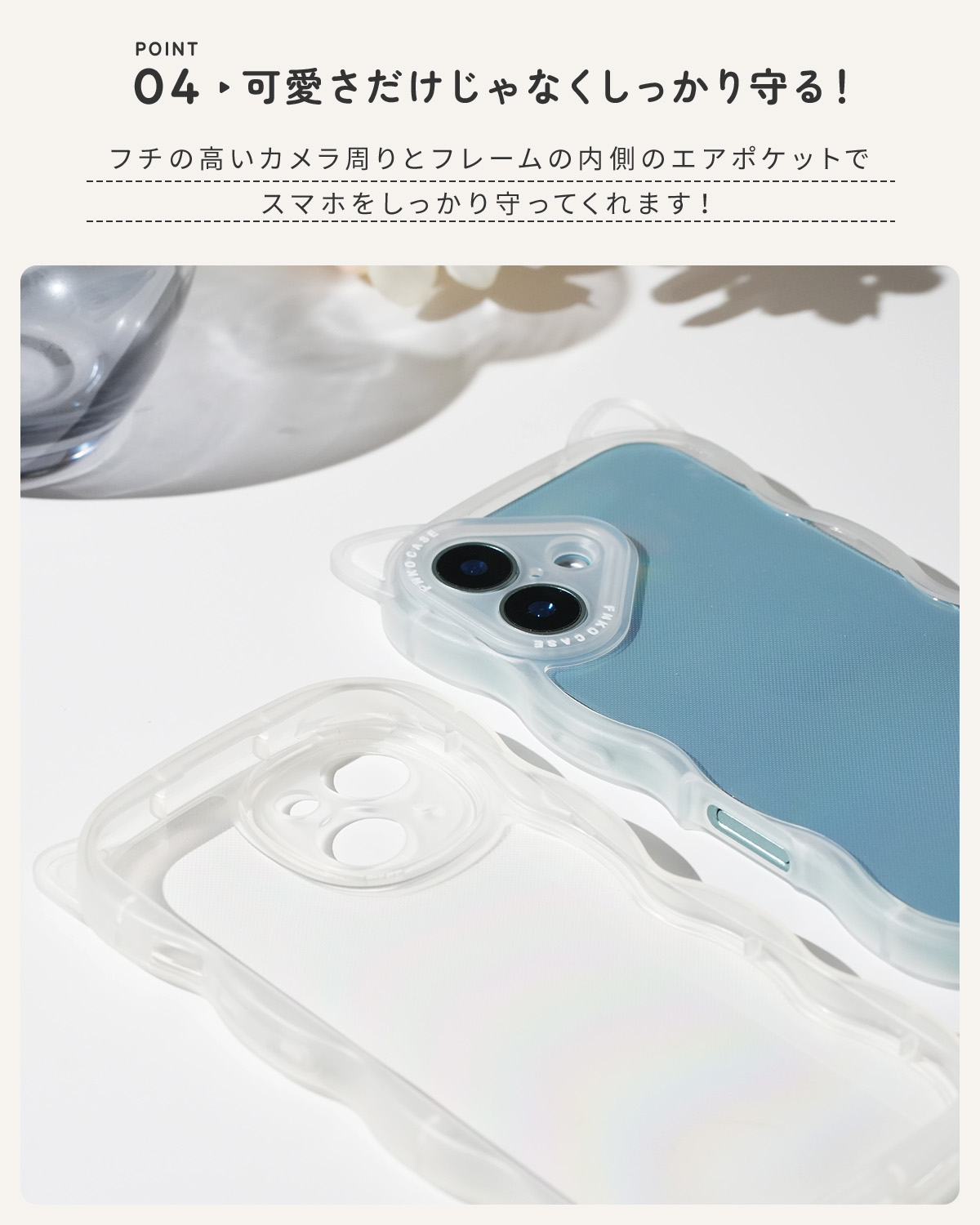 iPhone 16 15 14 13 12 кейс прозрачный кошка уголок ... кейс ........ type смартфон кейс Корея ударопрочный мобильный кейс wave кошка ушко (уголок) кошка кошка ....