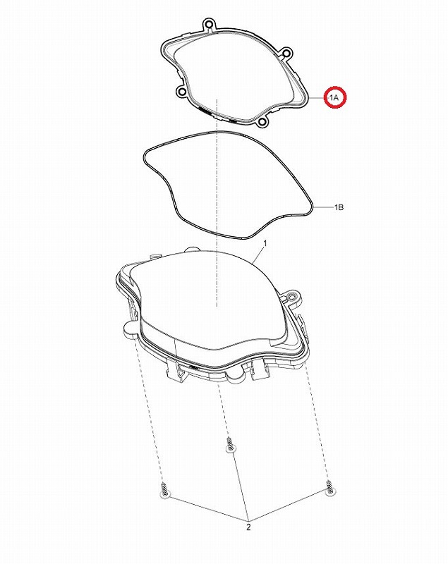 Vespa оригинальный VXL125/Fi измерительный прибор линзы #1D003357