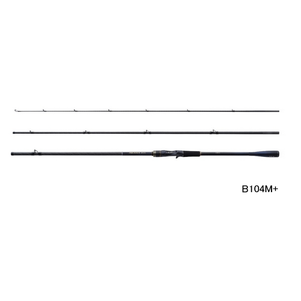 Nessa XR B104M+ バイトキャスティングロッド
