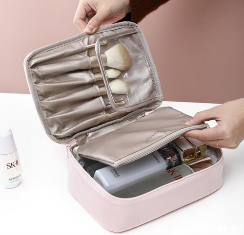  make-up pouch cosme pouch make-up pouch high capacity largish functional easy to use light weight 2 point set complete set cosmetics 