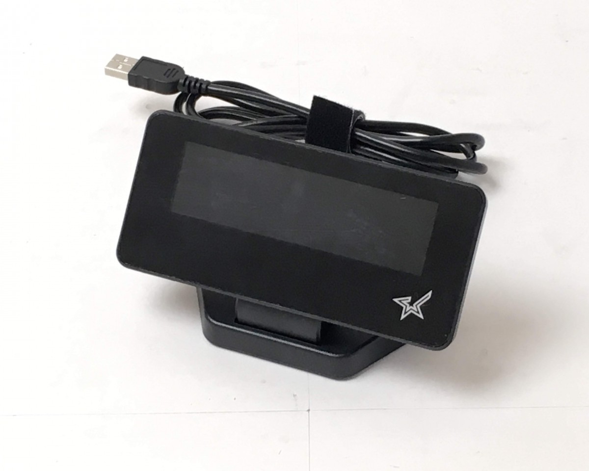 スター精密 mPOP専用 カスタマーディスプレイ SCD222U BLK （ピアノ