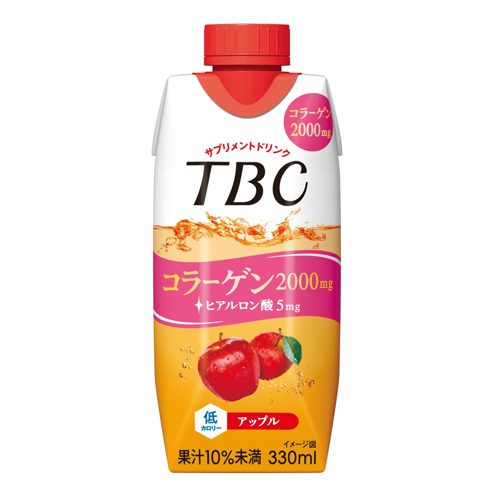 森永乳業 TBC コラーゲン アップル プリズマパック 330ml×36 TBCドリンク フルーツジュースの商品画像
