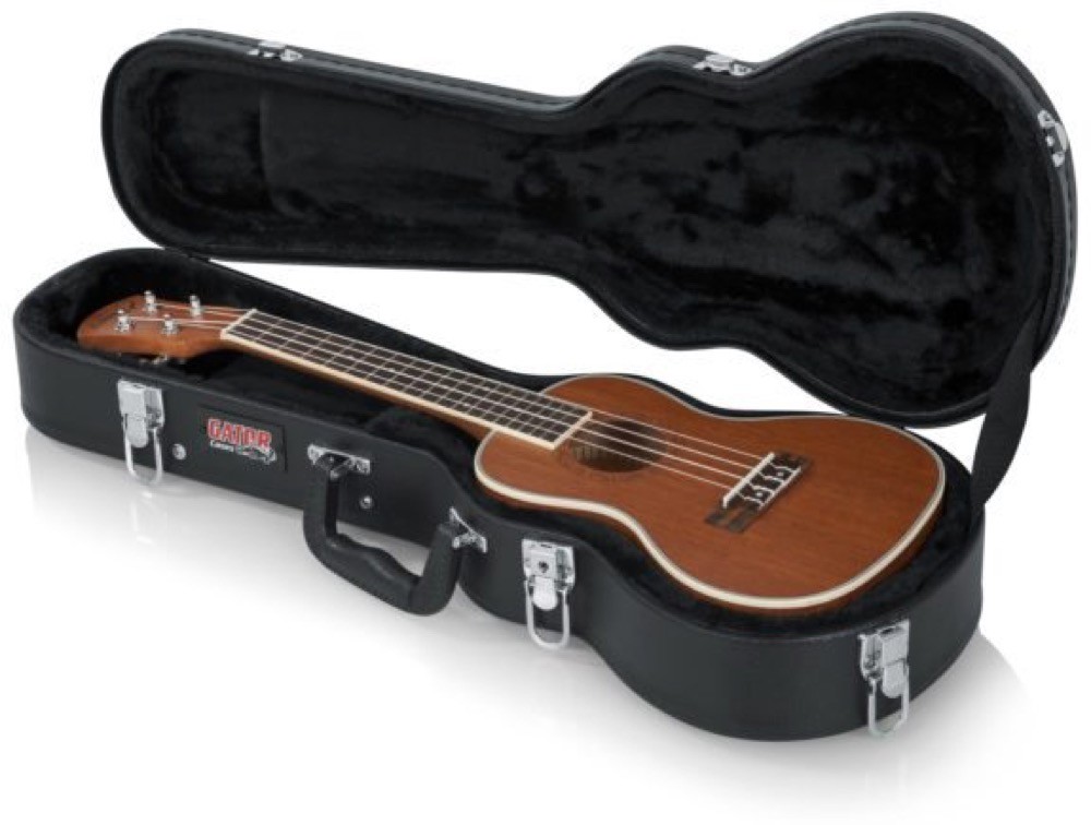 GATOR GWE-UKE-CON GWE style Hard-Shell Wood concert ukulele for hard case 