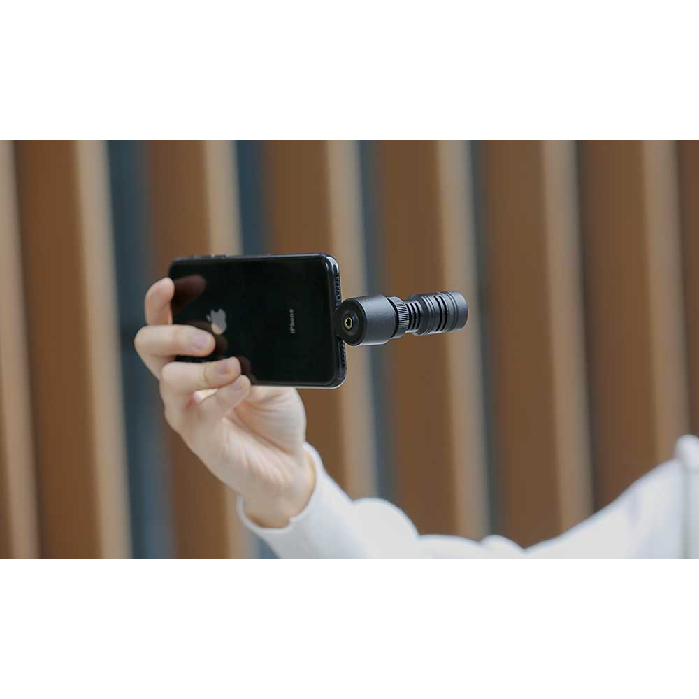  smartphone for Mike Saramonic SmartMic+ Di Lightning terminal input compact Mike condenser microphone distribution confidence Mike smartphone iPhone for Mike 