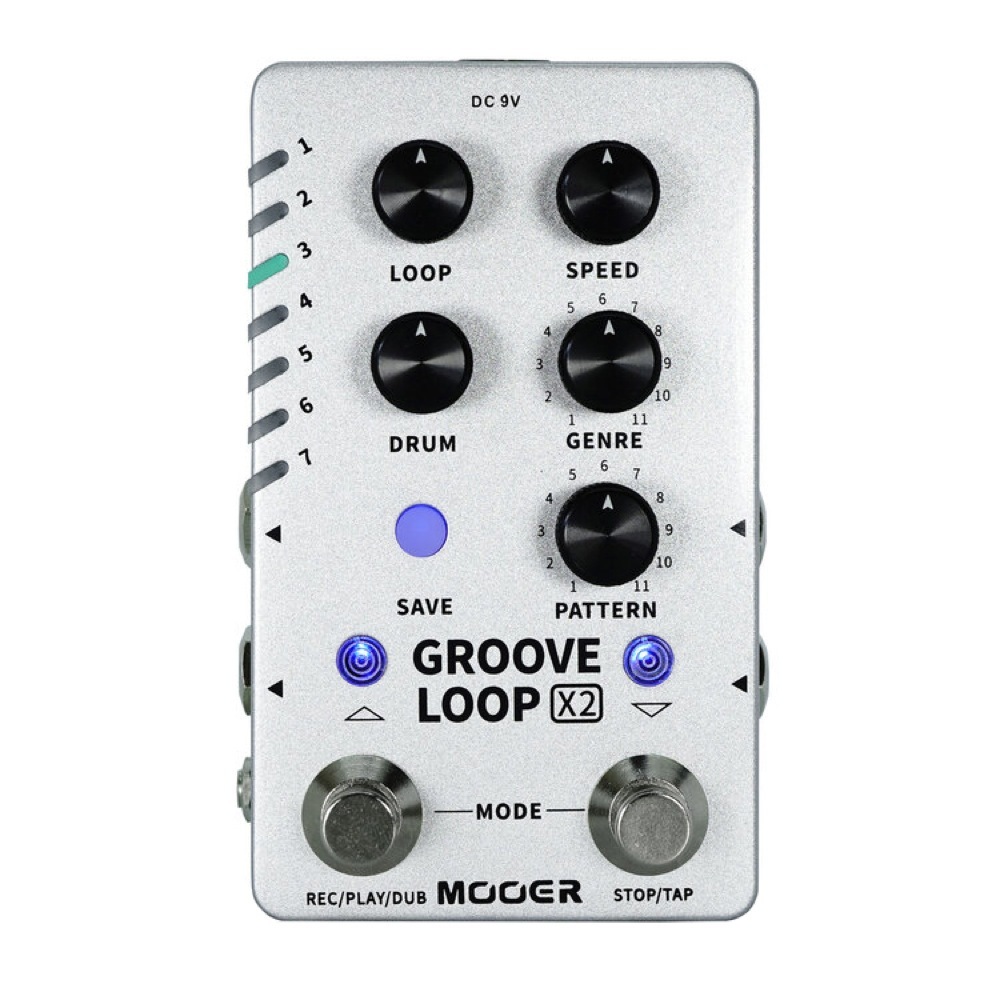 Mooer GROOVE LOOP X2 drum machine effector 