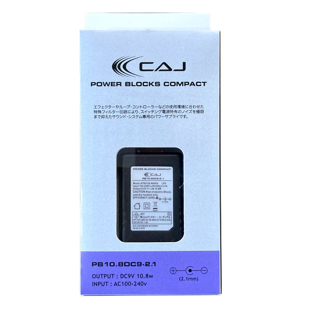CUSTOM AUDIO CAJ Power Blocks Compact PB10.8DC9-2.1 источник питания адаптор центральный минус 