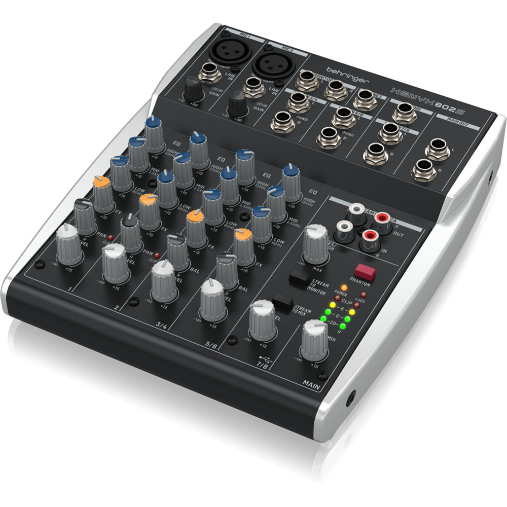  Behringer mixer BEHRINGER XENYX 802S analog mixer USB audio Inter fis function installing USB output installing 