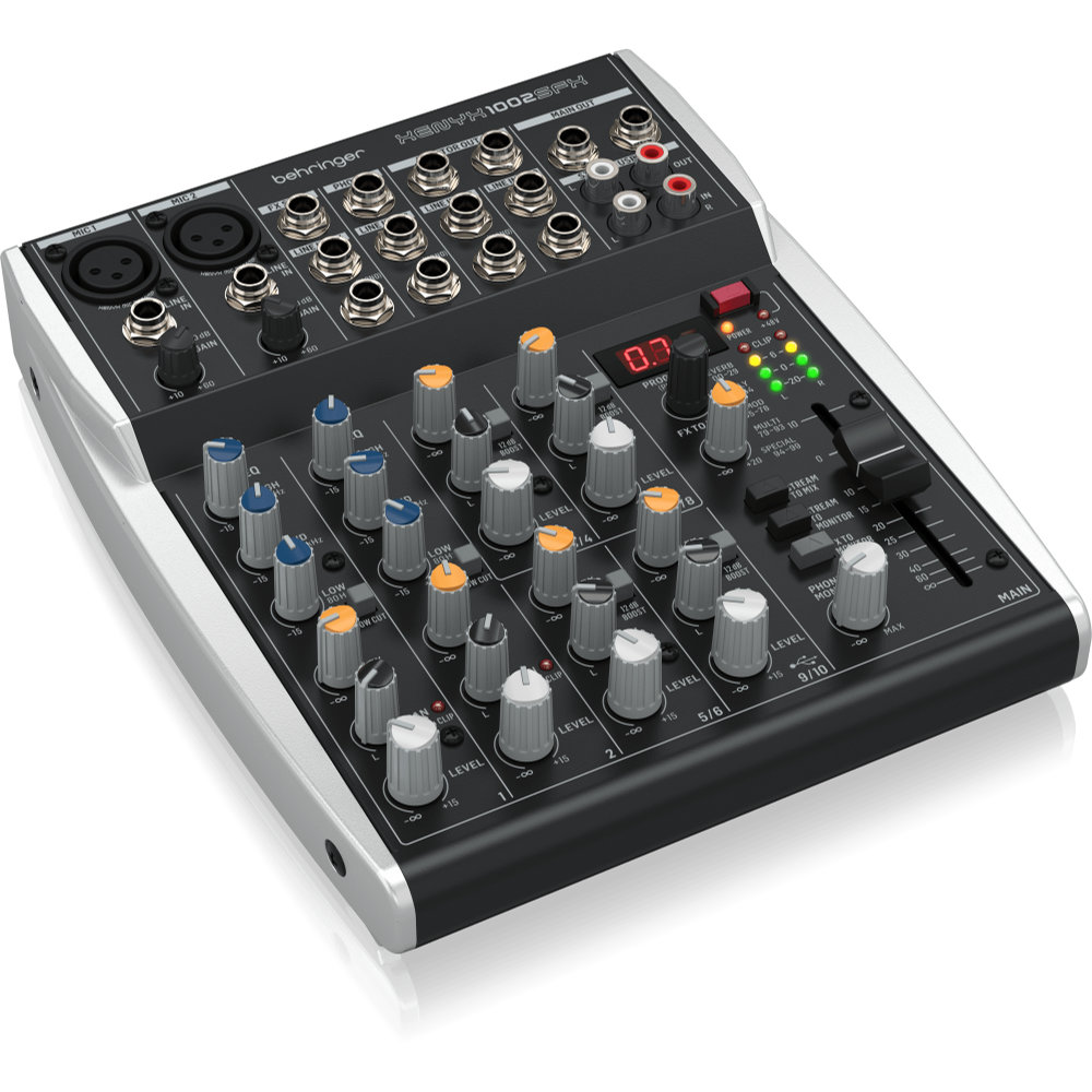  Behringer mixer BEHRINGER XENYX 1002SFX 10 input analog mixer USB audio interface function effector built-in USB output correspondence 