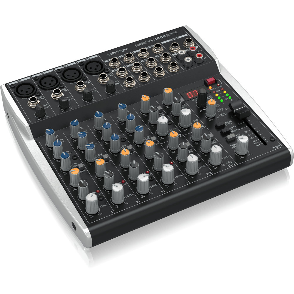  Behringer mixer BEHRINGER XENYX 1202SFX 12 input analog mixer USB audio interface function effector built-in USB output correspondence 