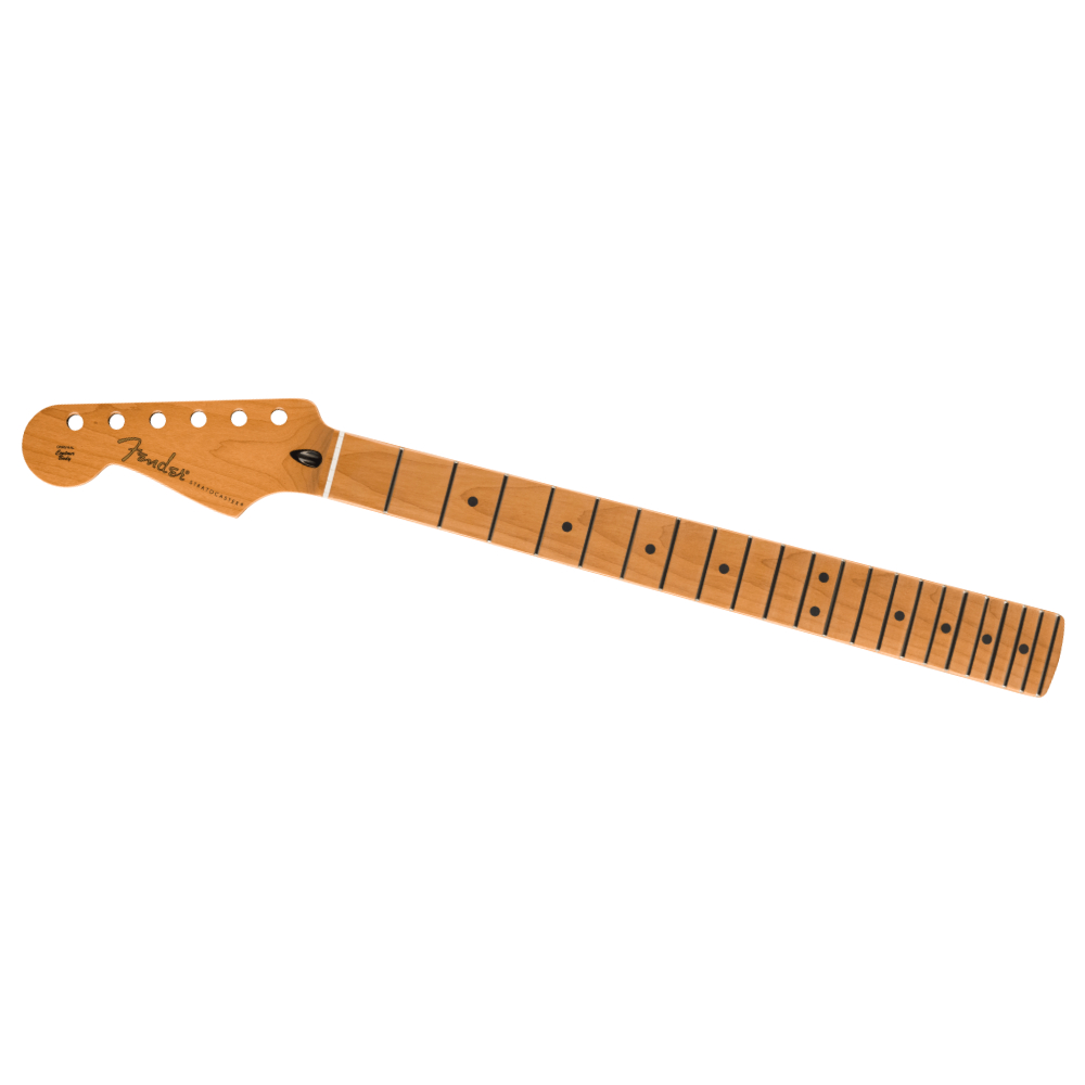 Fender fender Satin Roasted Maple Stratocaster LH Neck Flat Oval Shape Fender Stratocaster ref tea electric guitar neck 