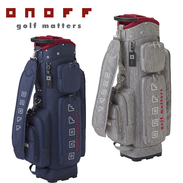 ONOFF Caddie Bag OB0225（ネイビー）の商品画像