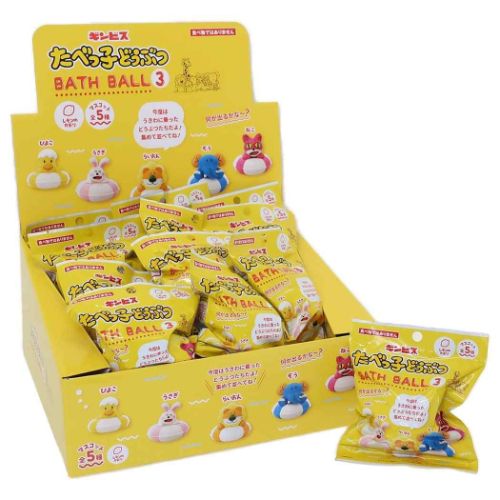 エスケイジャパン(ゲーム、おもちゃ) たべっ子どうぶつ バスボール3 レモンの香り ×24 浴用入浴剤の商品画像