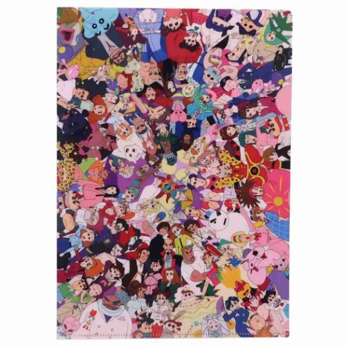 スモールプラネット クレヨンしんちゃん クリアファイル A4 映画歴代アート（集合）の商品画像