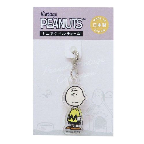 ツジセル SNOOPY ミニアクリルチャーム チャーリー・ブラウンの商品画像