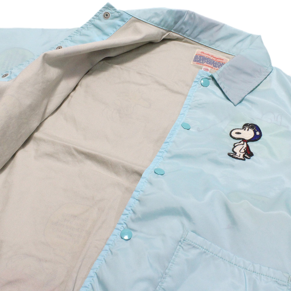  outer "DD× Snoopy Denim and Dungaree " child clothes tough taSNOOPY Coach JK 44LBL. blue 