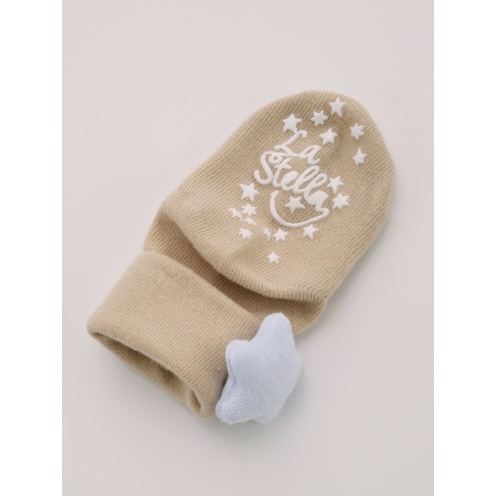  baby смешанные товары * bib " Ocean &amp; ground " La stella/la Stella / животное погремушка & носки подарок BOX комплект голубой (LB)