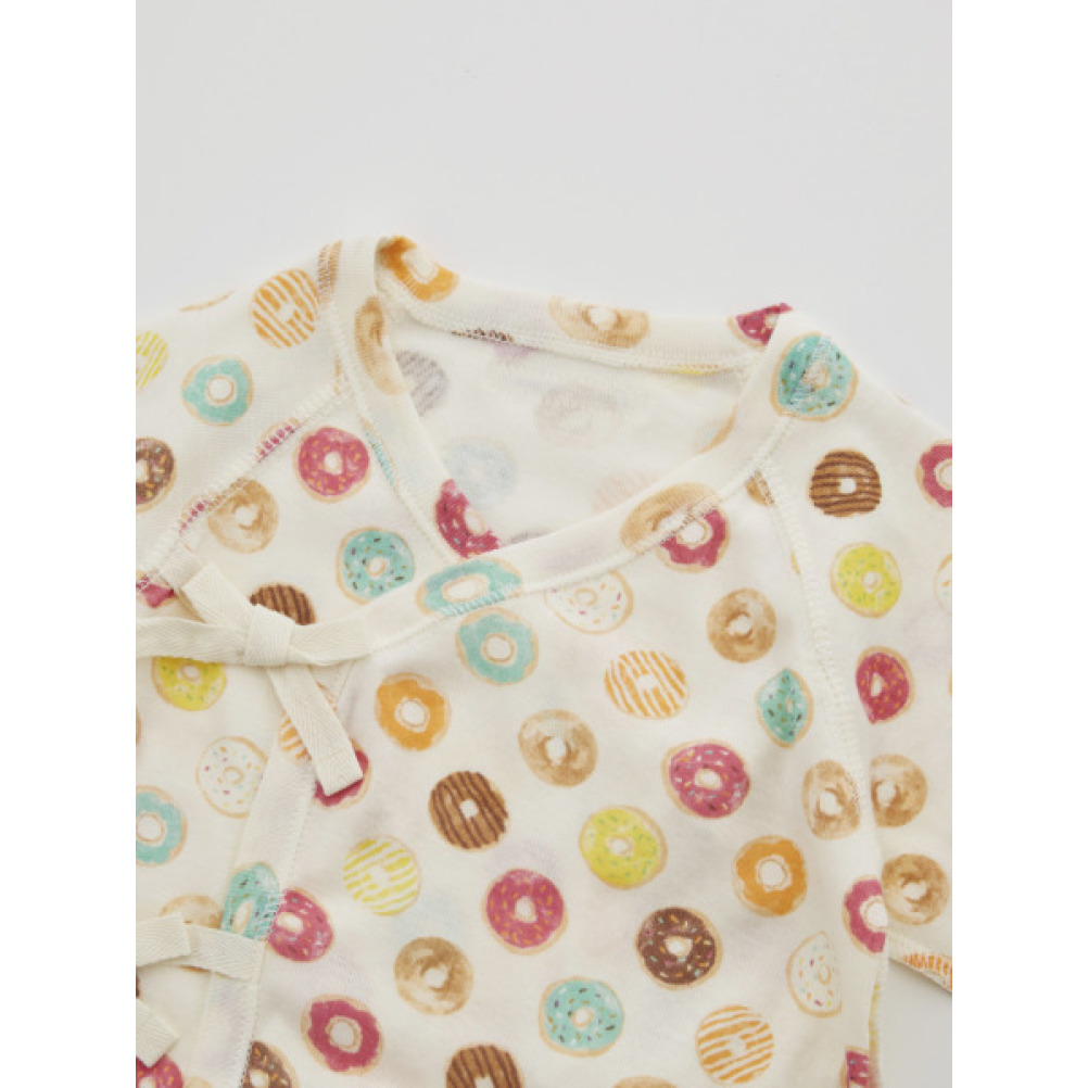  baby одежда * нижнее белье " Ocean &amp; ground " SweetDonuts детский комбинезон-платье "теплый" белый (OW)