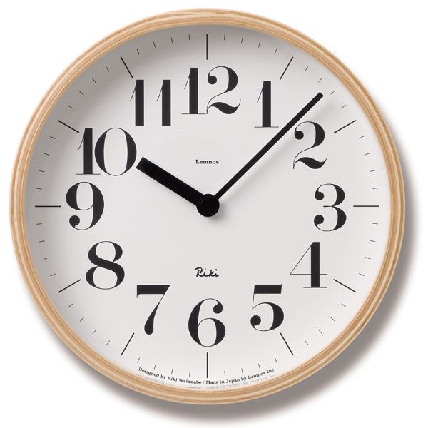 Lemnos リキクロック 掛け時計 渡辺力 WR-0401S 掛け時計、壁掛け時計の商品画像