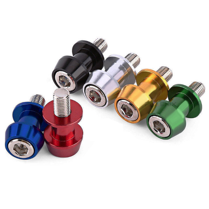  hook bolt M10 Swing Arm stand hook slider rear stand bolt dress up custom bike all-purpose 6 color 