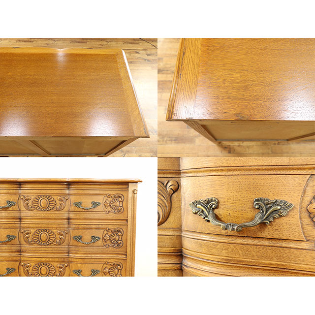  antique chest antique furniture drawer storage living oak 1930 period Vintage retro France antique64854a