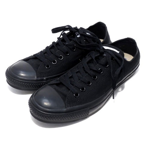 CONVERSE キャンバス オールスターOX 32160327（ブラックモノクローム）