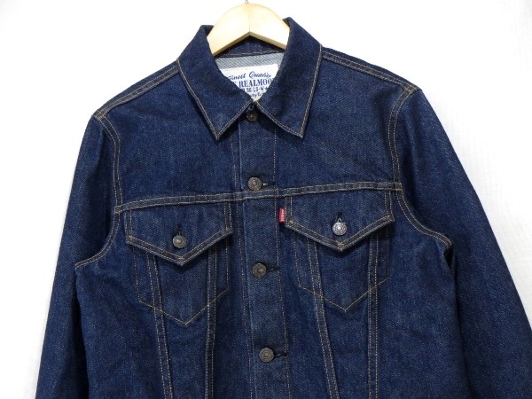 REALMOON リアルムーン デニムジャケット インディゴ 38 Gジャン REALMOON リアルムーン デニムジャケット インディゴ 38 Gジャン