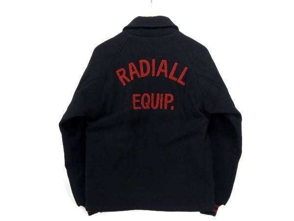 RADIALL ラディアル 14AW メルトン ジャケット スタジャン未使用 RAD