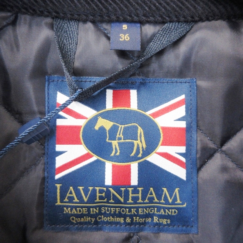  не использовался LAVENHAM Lavenham стеганная куртка DENHAM MENS 20 SLJ9003 G96ten ветчина SUFFOLK NAVY S с биркой 22000647