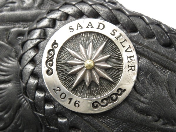 Surd SAAD サード カービング ロングウォレット 長財布 ブラック