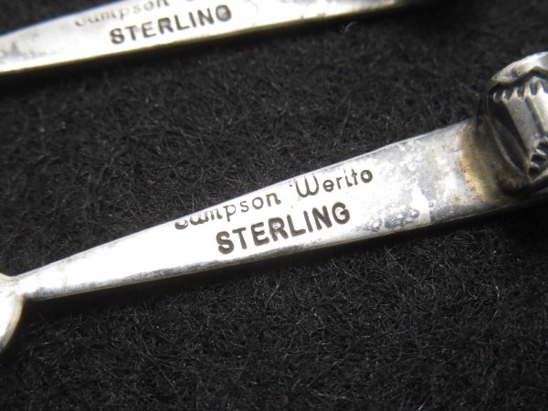 M559 1920s ナバホ族 シルバー ターコイズ ミニスプーン 1940's 