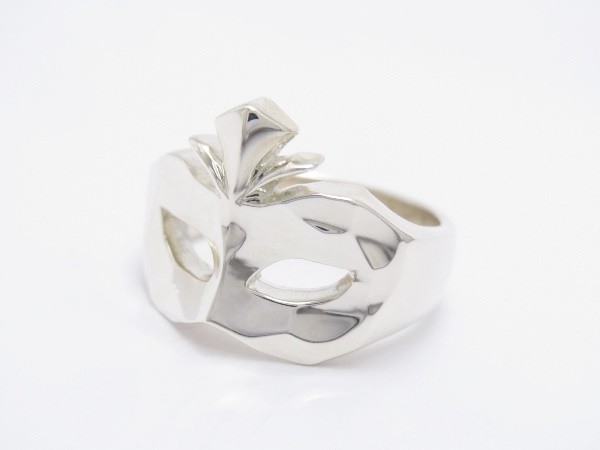 GARNI 美品 ガルニ Domino Mask Ring リング 7号 GR15059 マスク
