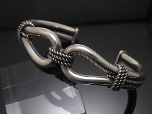 美品 Steve Arviso ナバホ族 ホースウィスパラー バングル