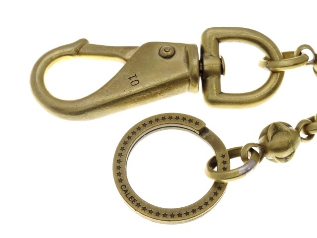 CALEE キャリー キーチェーン STAR BALL CHAIN KEY RING スター CALEE キャリー キーチェーン STAR BALL CHAIN KEY RING スター