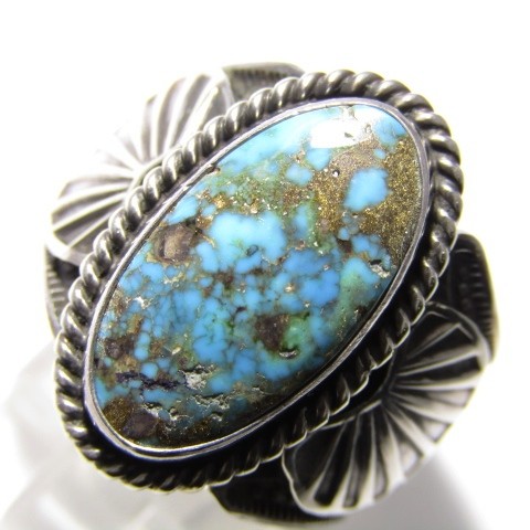 Gary Reeves（ゲーリーリーブス）インディアンジュエリー　ナバホ族 美品 Gary Reeves ナバホ族 リング レッドマウンテン ターコイズ