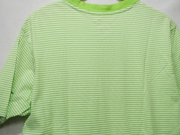Supreme ポロシャツ　ボーダー　緑　黒 半袖 オーバーサイズド ポロシャツ BLACK LABEL SS23 ボーダー