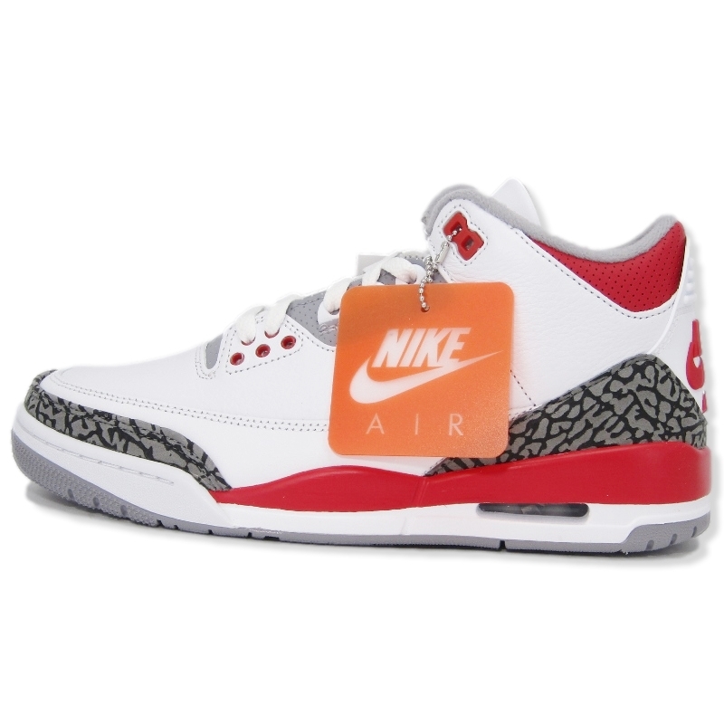 AIR JORDAN 3 RETRO OG "FIRE RED"（2022） DN3707-160 （ホワイト/ファイヤーレッド/ニュートラルグレー/ブラック）