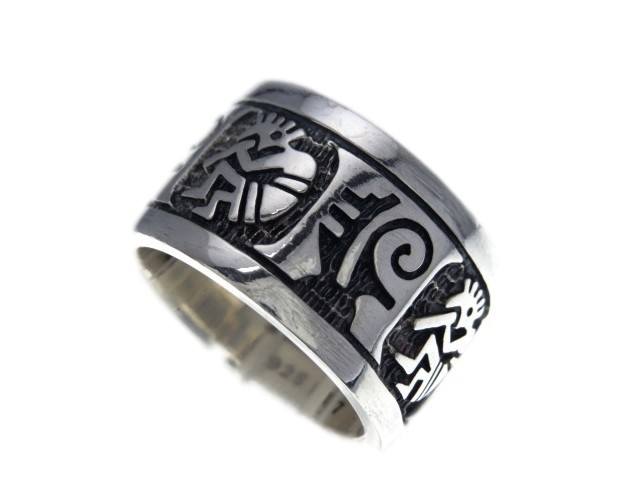 21号　SAAD　サード　ココペリ　リング　指輪　インディアンジュエリー 21号 SAAD サード ココペリ リング 指輪 インディアンジュエリー