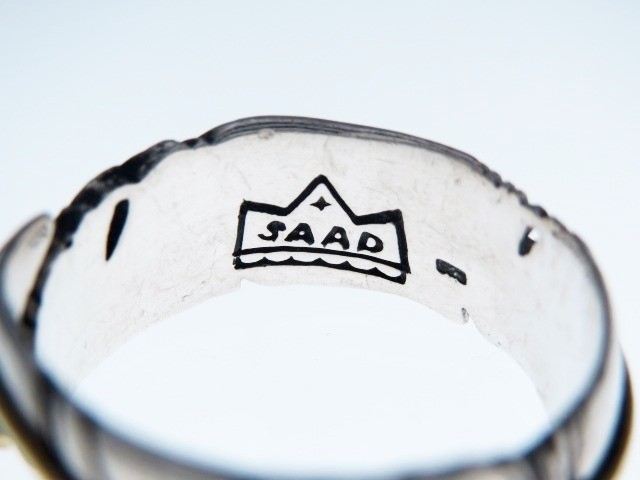Surd SAAD サード リング フェザーリング シルバー925 24号 中古