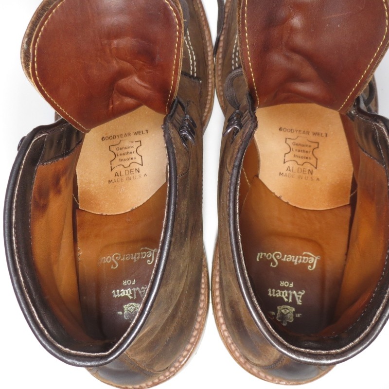 ALDEN オールデン 7.5 473 Uチップ 外羽根 茶 中古】ALDEN(オールデン)メンズレザーシューズ473(Uチップ)旧