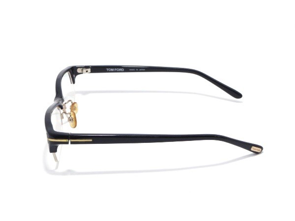 TOM FORD トムフォード FT5104 B5 ハーフリム メガネフレーム 黒 
