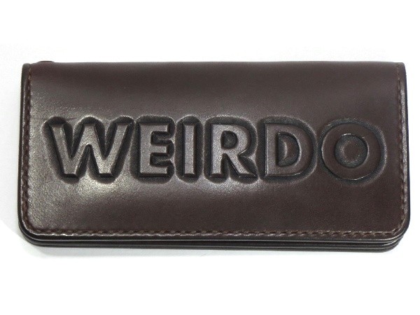 新品未使用✨WEIRDO ウィアード　ロングウォレット　長財布　ブラック　レザー 新品未使用✨WEIRDO ウィアード ロングウォレット 長財布