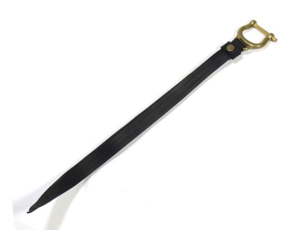 calee レザーキーホルダー　ロング CALEE - STUDS & KNITTING LEATHER LONG KEY RING ＜TYPE B